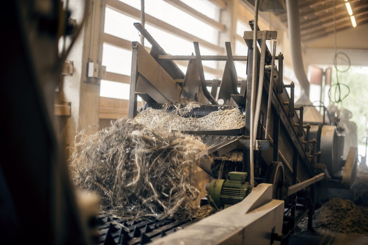 hemp fibre processing
